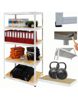 Regał metalowy HELIOS 213x75x40cm 5Px275kg .:.