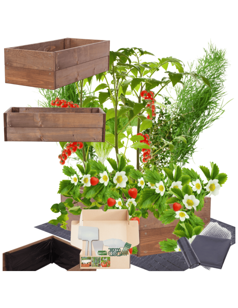 Uprawowe skrzynie ogrodowe- Warzywniaki- skrzynia do uprawy - Skrzynia na warzywa skrzynie na warzywniak inspekt donica grządka 18x80x30 - product b2b.wamar.biz 1