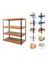 Regał metalowy HELIOS HBO 196x150x45 4x275kg
