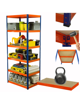 Regał metalowy HELIOS 213x120x50cm 6Px175kg .:.