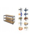 Regał metalowy HELIOS HBN 106x180x60 3x175kg