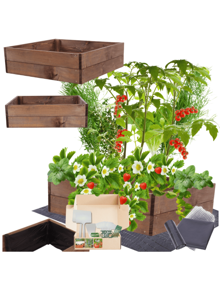 Uprawowe skrzynie ogrodowe- Warzywniaki- skrzynia do uprawy - Skrzynia na warzywa skrzynie na warzywniak inspekt donica grządka 18x100x90 - product b2b.wamar.biz 1