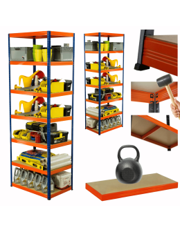 Regał metalowy HELIOS 270x75x30cm 7Px175kg .:.