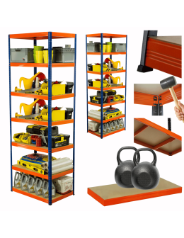 Regał metalowy HELIOS 270x75x30cm 7Px275kg .:.