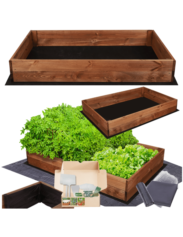 Uprawowe skrzynie ogrodowe- Warzywniaki- skrzynia do uprawy - Skrzynia na warzywa skrzynie na warzywniak inspekt donica grządka 18x120x60 - product b2b.wamar.biz 1