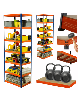 Regał metalowy HELIOS 270x75x60cm 7Px350kg .:.