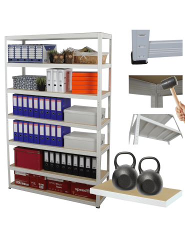 Regał metalowy HELIOS 270x180x40cm 7Px275kg .:.