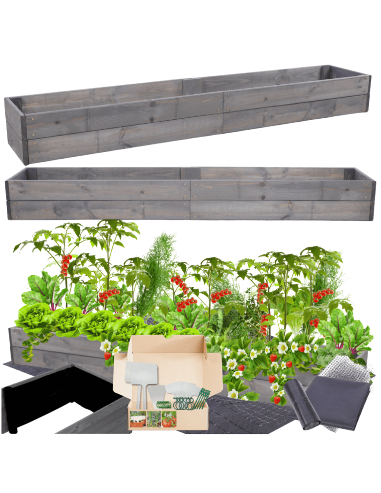 Uprawowe skrzynie ogrodowe- Warzywniaki- skrzynia do uprawy - Skrzynia na warzywa skrzynie na warzywniak inspekt donica grządka 18x160x30 - product b2b.wamar.biz 1