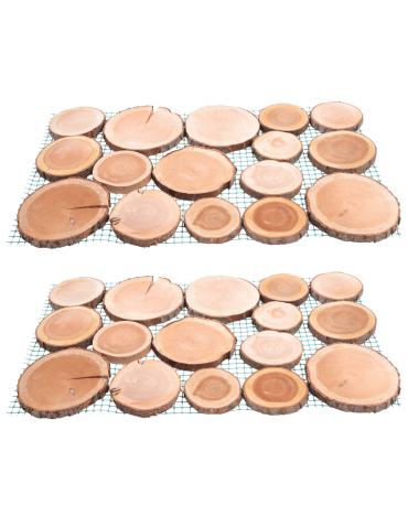 2xŚcieżka ogrodowa drewniana chodnik plastry drewna czeremcha ścieżki EKO - product 2