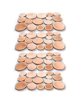 4xŚcieżka ogrodowa drewniana chodnik plastry drewna czeremcha ścieżki EKO - product 2