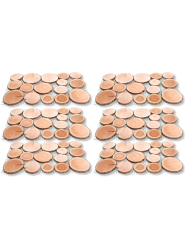 6xŚcieżka ogrodowa drewniana chodnik plastry drewna czeremcha ścieżki EKO - produkt 2