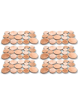 6xŚcieżka ogrodowa drewniana chodnik plastry drewna czeremcha ścieżki EKO - product 2