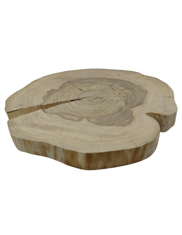 Blat na STÓŁ plaster drewna SOSNA blat na stolik UNIKAT dł.70cm 143955 DIY