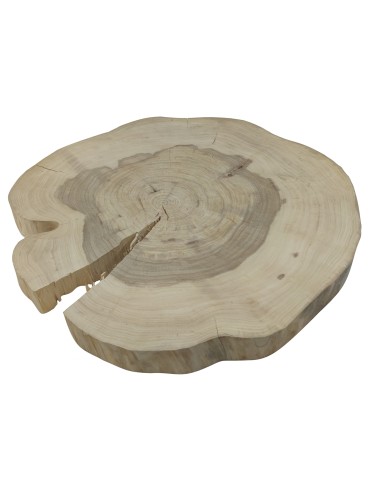 Blat na STÓŁ plaster drewna SOSNA blat na stolik UNIKAT dł.68cm 142627 DIY