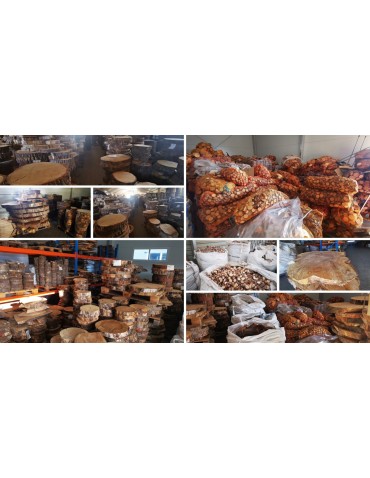 Plastry Eliptyczne - Plaster drewna BUK plaster bukowy szlifowany bez kory taca ozdobna 40-45 cm - product 12