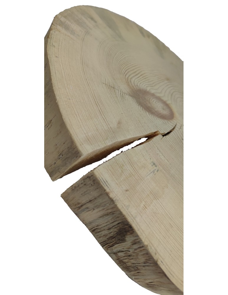 Plastry Eliptyczne - Plaster drewna bez kory SOSNA krążek drewniany sosnowy szlif 40-45cm gr.6cm - product b2b.wamar.biz 4