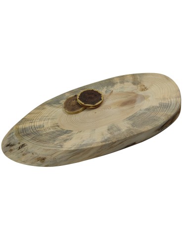 Plaster drewna blat na stolik kawowy SOSNA plaster sosnowy 58,5cm nr.110328