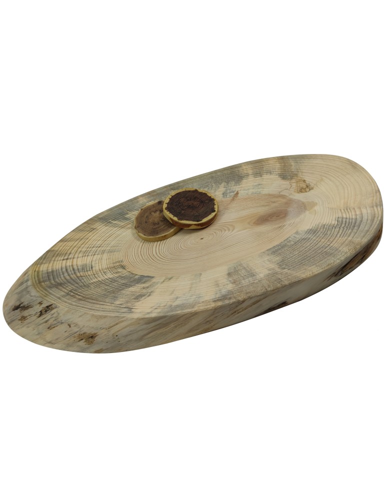 Plastry Eliptyczne - Plaster drewna blat na stolik kawowy SOSNA plaster sosnowy 58,5cm nr.110328 - product b2b.wamar.biz 1