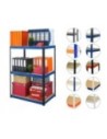 Regał metalowy HELIOS HBN 106x100x35 3x175kg