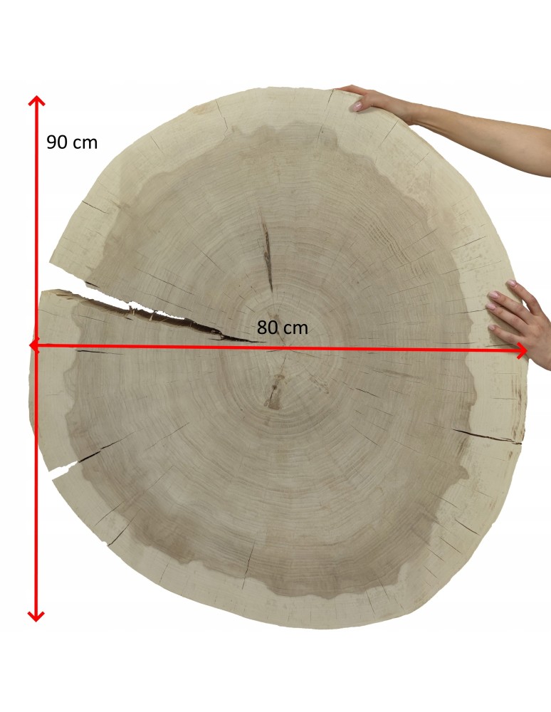 Blaty - Plaster drewna topoli blat drewniany na stolik kawowy TOPOLA UNIKAT 150146 - product b2b.wamar.biz 3