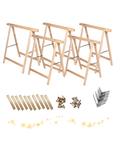 Zestaw do zrobienia GWIAZDY gwiazda z koziołków drewniana OZDOBA koziołek - product 2