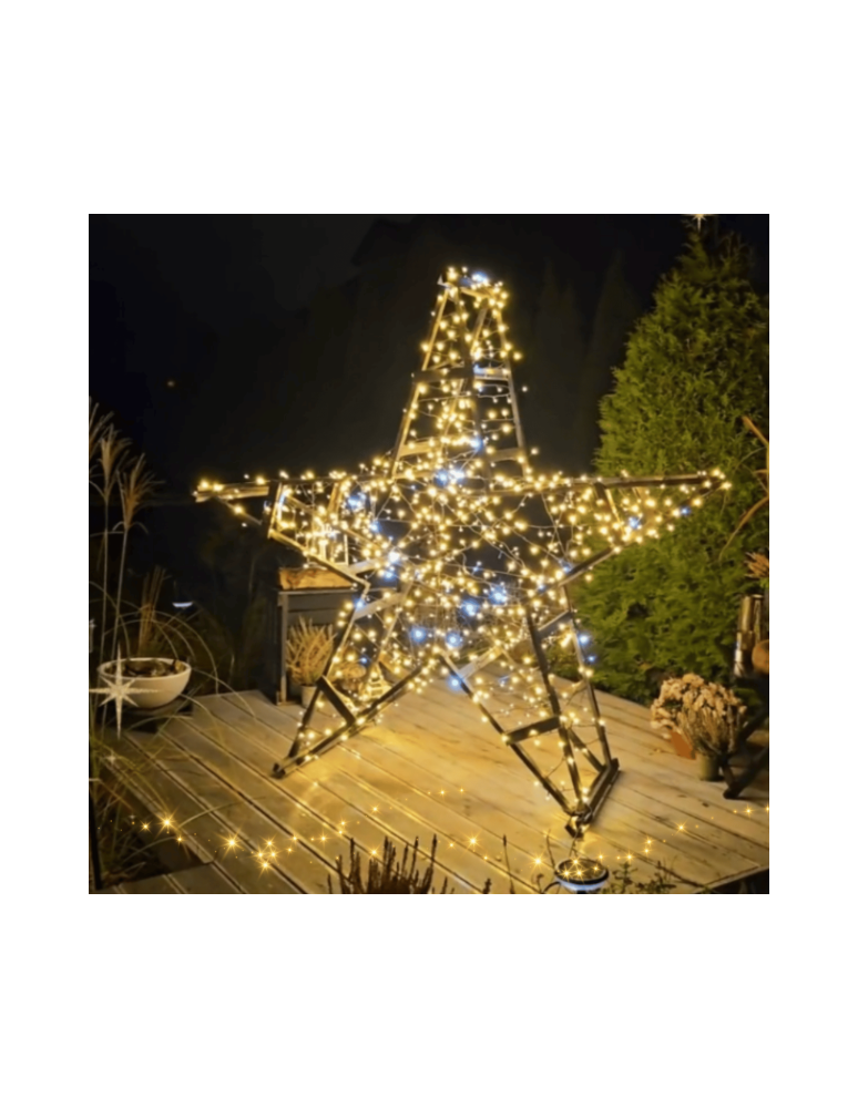 Kobyłka- drewniany koziołek - Zestaw na GWIAZDĘ gwiazda z koziołków CZARNY IMPREGNAT OZDOBA koziołek ECO - product b2b.wamar.biz 5