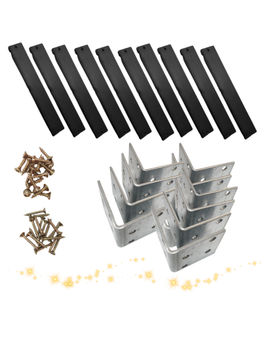 Komplet montażowy do GWIAZDA Z KOZIOŁKÓW wkręty deseczki blaszki ZESTAW BL - product 2
