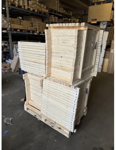 Kobyłka- drewniany koziołek - KOZIOŁKI na CHOINKĘ IMPREGNAT zestaw do CHOINKI CZARNE koziołek 6szt EKO - product 7