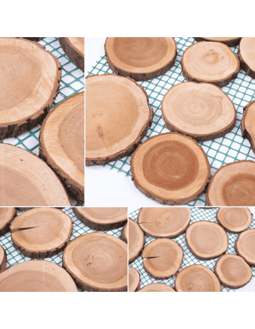 Ścieżki Ogrodowe - Ścieżka ogrodowa 80x50 cm chodnik plastry drewna czeremcha ścieżki EKO - product 8