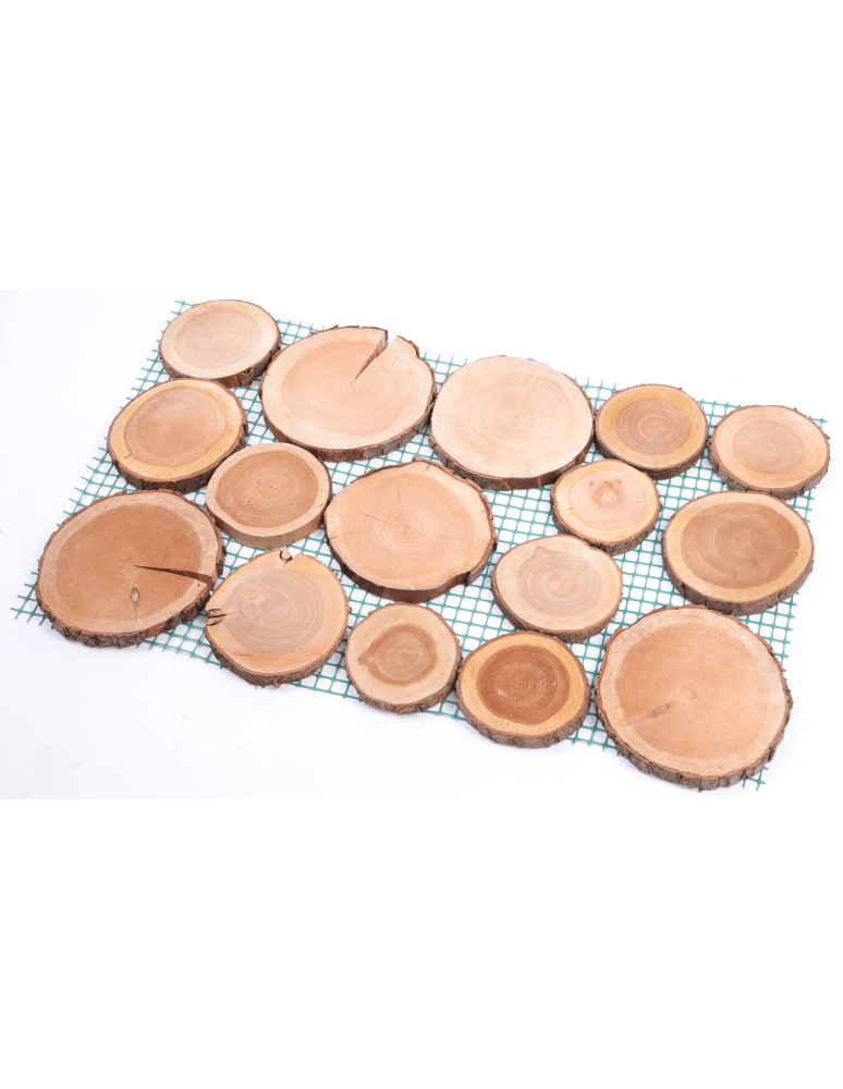 Ścieżki Ogrodowe - 8xŚcieżka ogrodowa 80x50 cm chodnik plastry drewna czeremcha ścieżki EKO - produkt b2b.wamar.biz 4