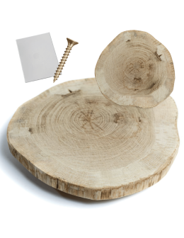 Zestaw DIY do samodzielnego wykonania TACA OBROTOWA DĄB 30-35cm PATERA - product 2