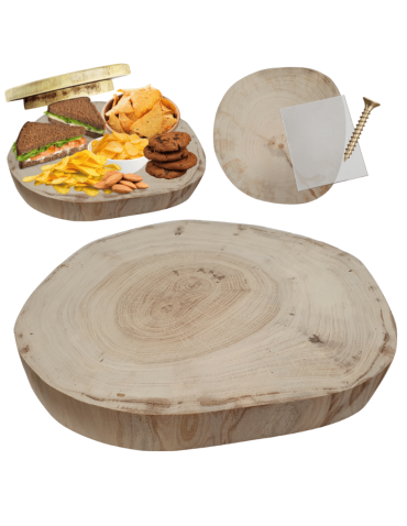 Zestaw DIY do samodzielnego wykonania TACA OBROTOWA WIĄZ 30-35cm PATERA