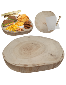 Zestaw DIY do samodzielnego wykonania TACA OBROTOWA WIĄZ 30-35cm PATERA