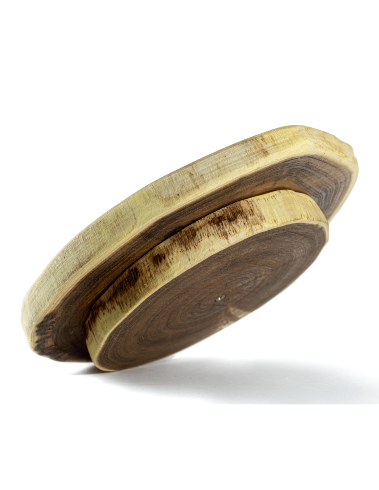 Tace Obrotowe - Drewniana deska obrotowa drewno AKACJA plaster 30-35 cm na pizzę taca EKO - product b2b.wamar.biz 2