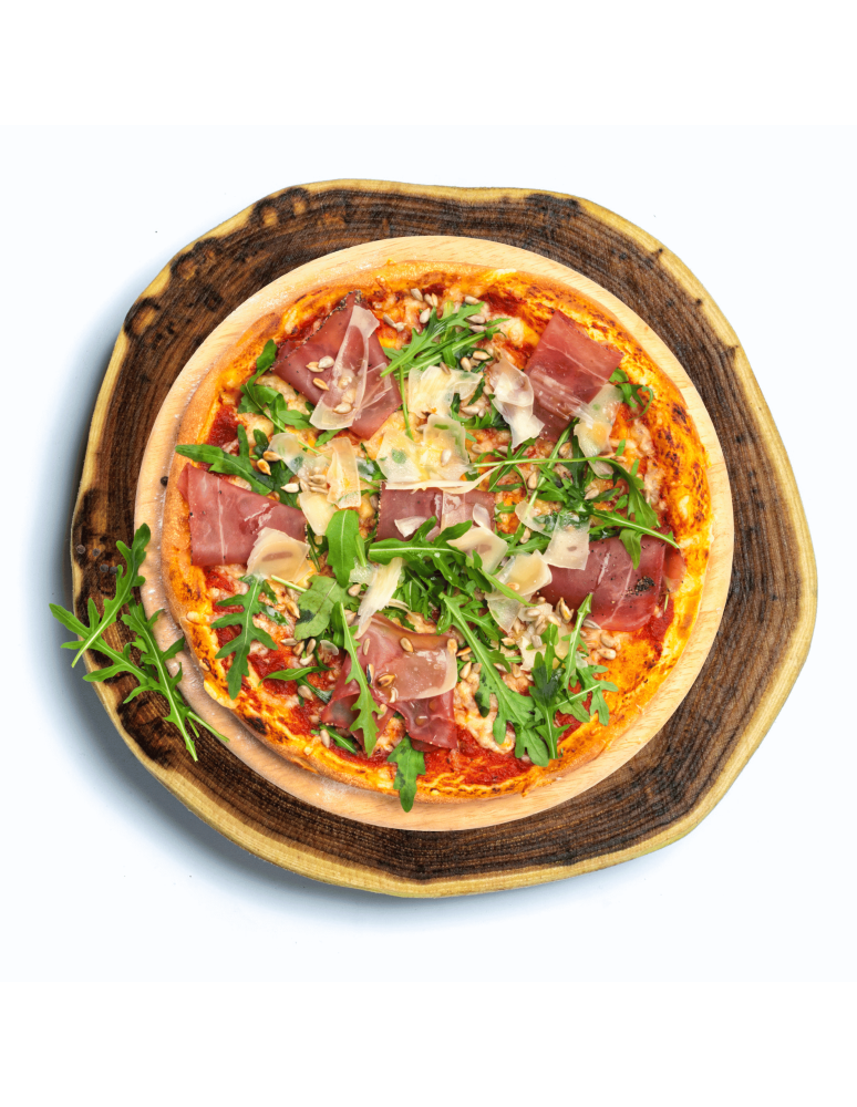 Tace Obrotowe - Drewniana deska obrotowa drewno AKACJA plaster 30-35 cm na pizzę taca EKO - product b2b.wamar.biz 4