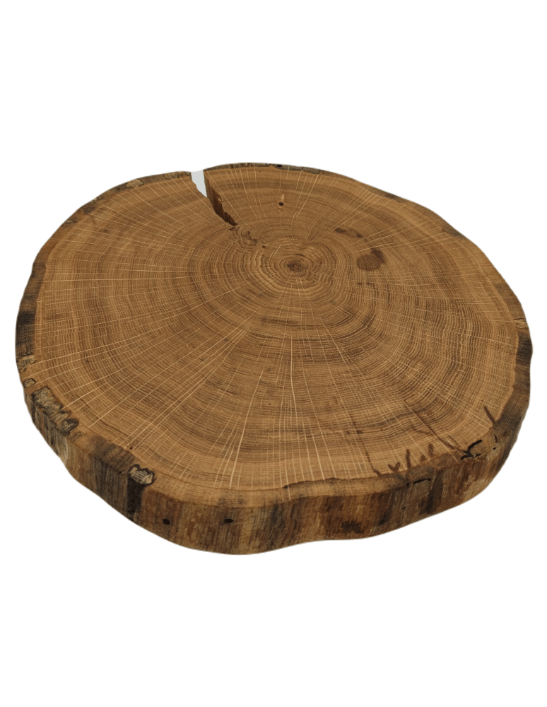 Tace Obrotowe - Drewniana taca obrotowa deska DĄB plaster krążek 20-25 cm pizza sery EKO - produkt b2b.wamar.biz 3