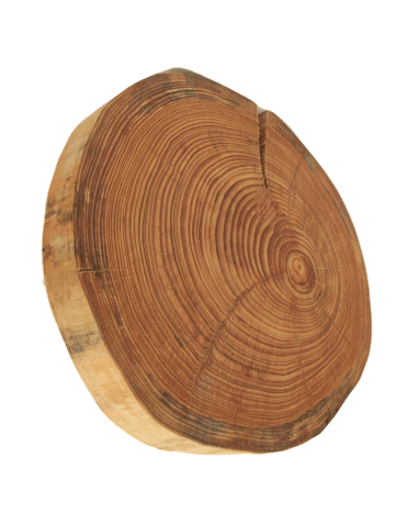 Tace Obrotowe - Taca obrotowa drewniana MODRZEW plaster deska 30-35 cm na przekąski EKO - product 4