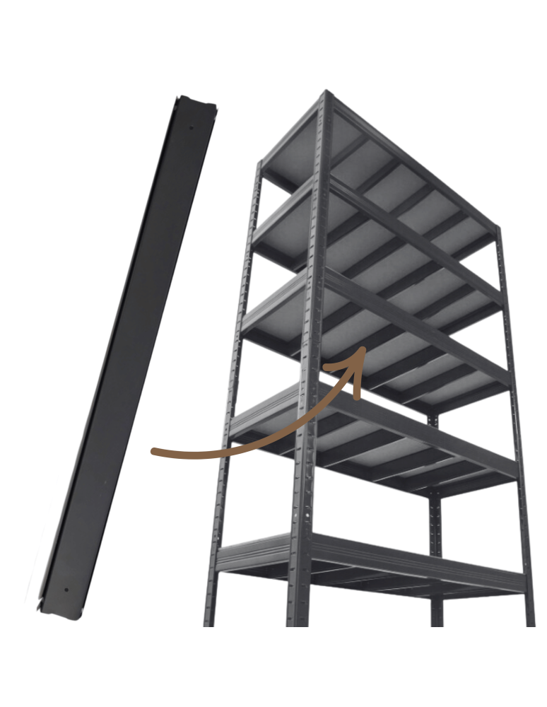 Akcesoria do regałów – elementy dodatkowe Helios - Wzmocnienie pod półkę do regału metalowego Helios 60 cm od 175 do 400kg/pół - product b2b.wamar.biz 1