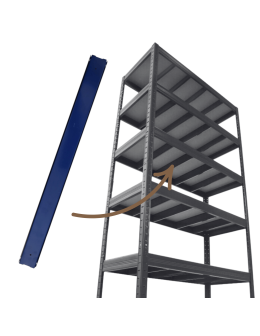 Wzmocnienie pod półkę do regału metalowego Helios 40 cm od 175 do 400kg/pół