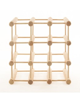 Stojak na butelki wino regał na 9 butelek SOSNA MODUŁOWY LITE EKO DREWNO - product 2