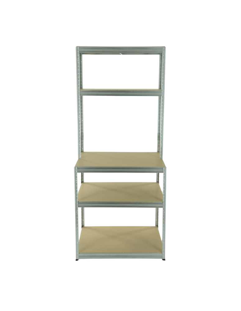 Metalowe stoły do warsztatu - Metalowy regał warsztatowy stół garażowy roboczy 196x75x60 cm 275 kg HDF - product b2b.wamar.biz 6