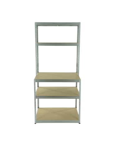 Metalowe stoły do warsztatu - Metalowy regał warsztatowy stół garażowy roboczy 196x90x60 cm 275 kg HDF - product 6