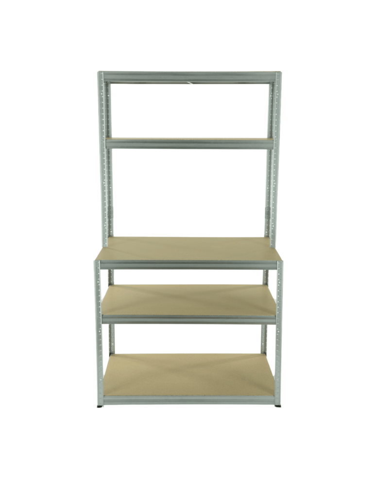 Metalowe stoły do warsztatu - Regał warsztatowy metalowy roboczy stół 196x120x60 cm nośność do 275 kg HDF - product b2b.wamar.biz 6