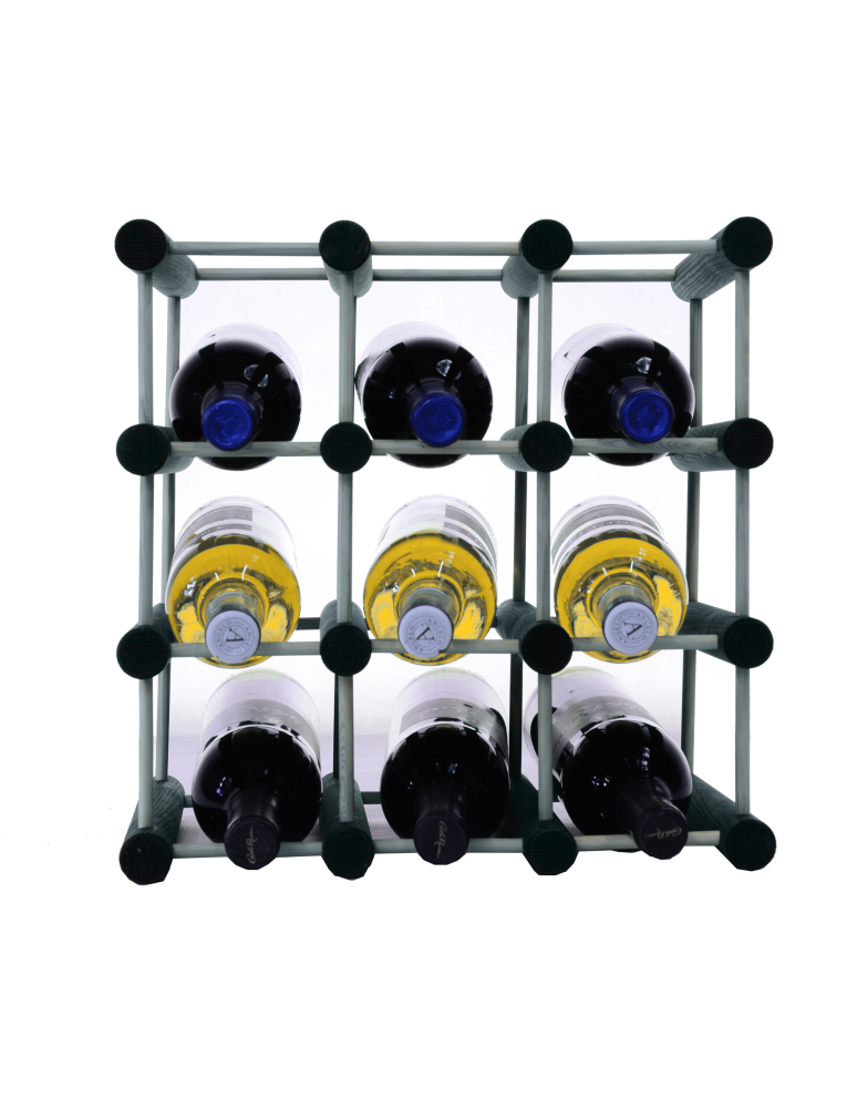 Modułowe regały na butelki RW7 - Stojak na wino butelki regał na 45 butelek SOSNA MODUŁOWY LITE EKO DREWNO - product b2b.wamar.biz 3