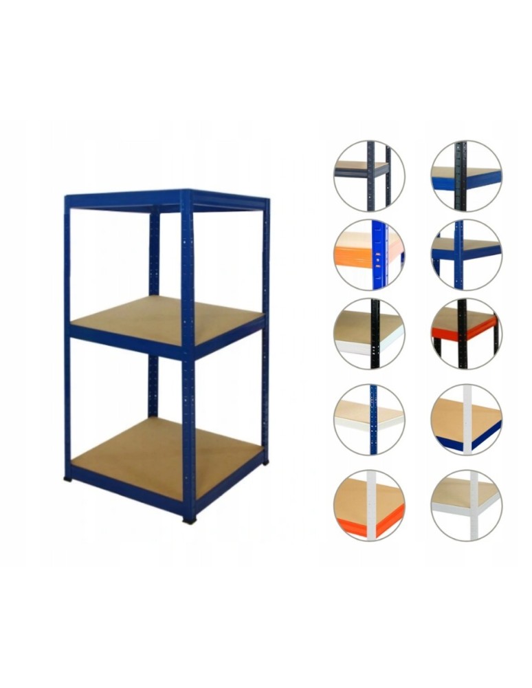 Magazynowe regały metalowe - Regał metalowy HELIOS HNN 106x060x60 3 półki - product b2b.wamar.biz 1
