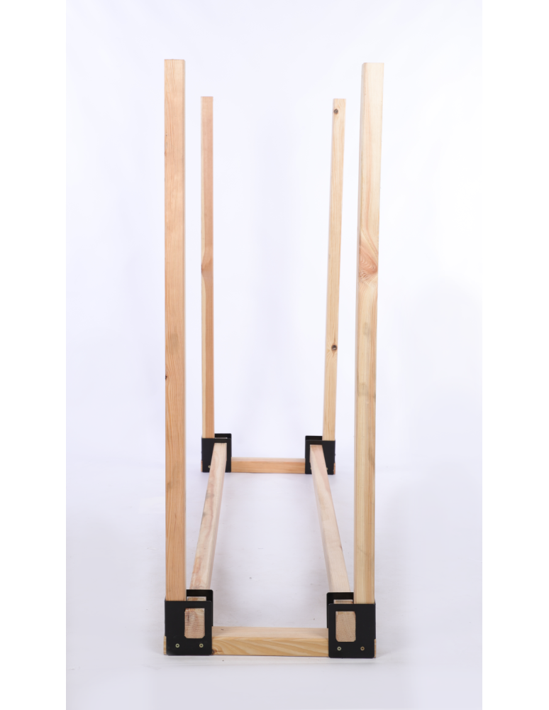 Art. Ogrodowe - Stojak na drewno kominkowe wiata na drzewo opałowe drewutnia 0,4 m3 EKO - product b2b.wamar.biz 5