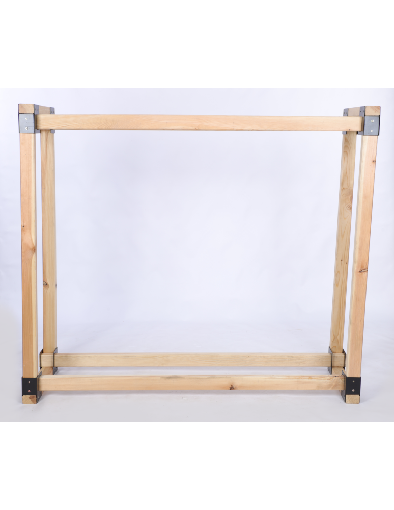 Art. Ogrodowe - Stojak na drewno kominkowe wiata na drzewo opałowe drewutnia 0,4 m3 EKO - product b2b.wamar.biz 4