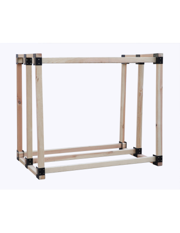 Art. Ogrodowe - Stojak na drewno kominkowe wiata na drzewo opałowe DREWUTNIA 0,8 m3 EKO - product 5