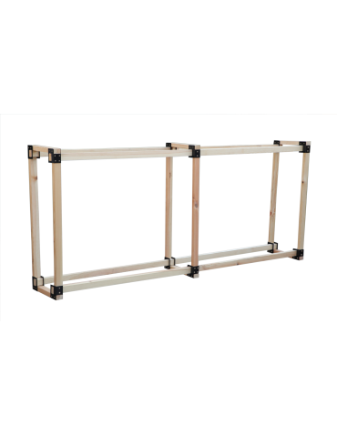 Art. Ogrodowe - Stojak na drewno kominkowe wiata na drzewo opałowe drewutnia 0,8 m3 EKO - product 4