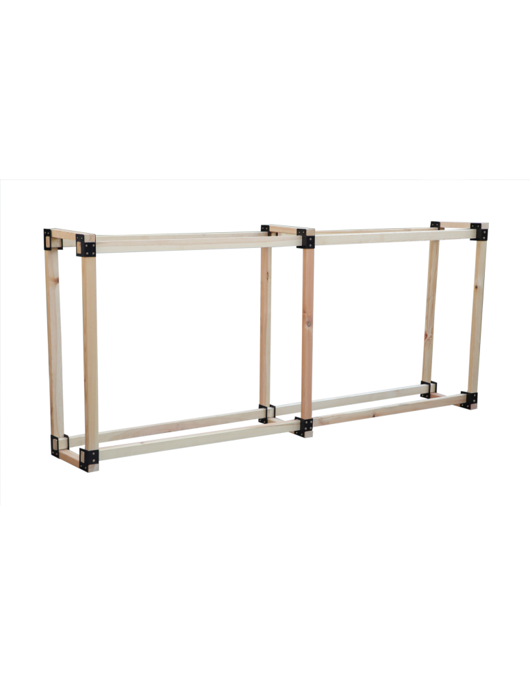 Art. Ogrodowe - Stojak na drewno kominkowe wiata na drzewo opałowe drewutnia 0,8 m3 EKO - product b2b.wamar.biz 4